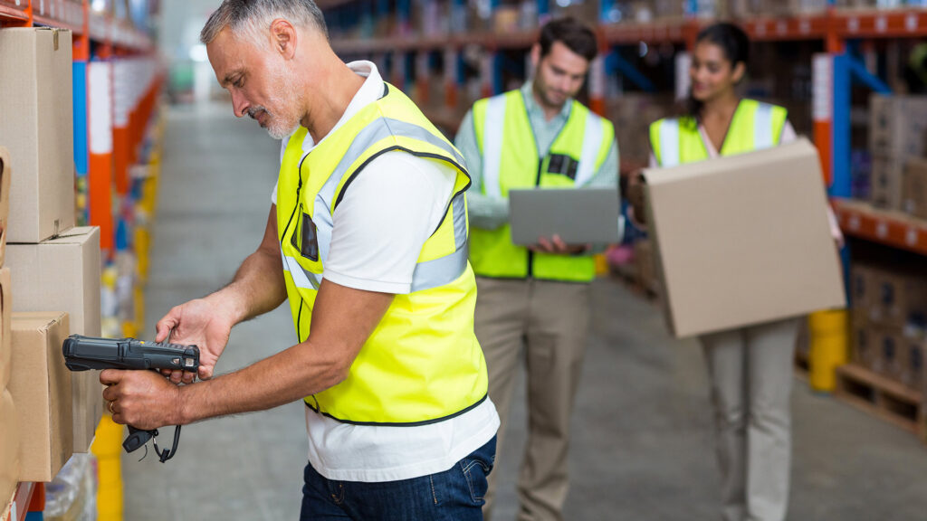 warehouse workers