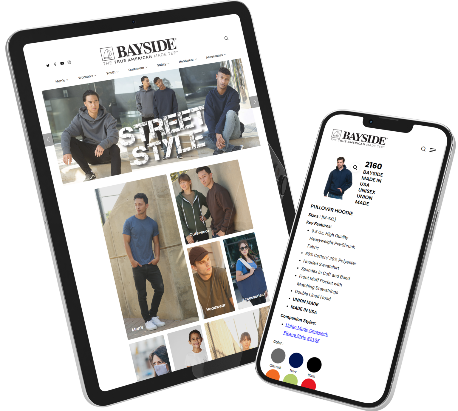 Bayside Apparel — Printable Apparel Software Showcase
