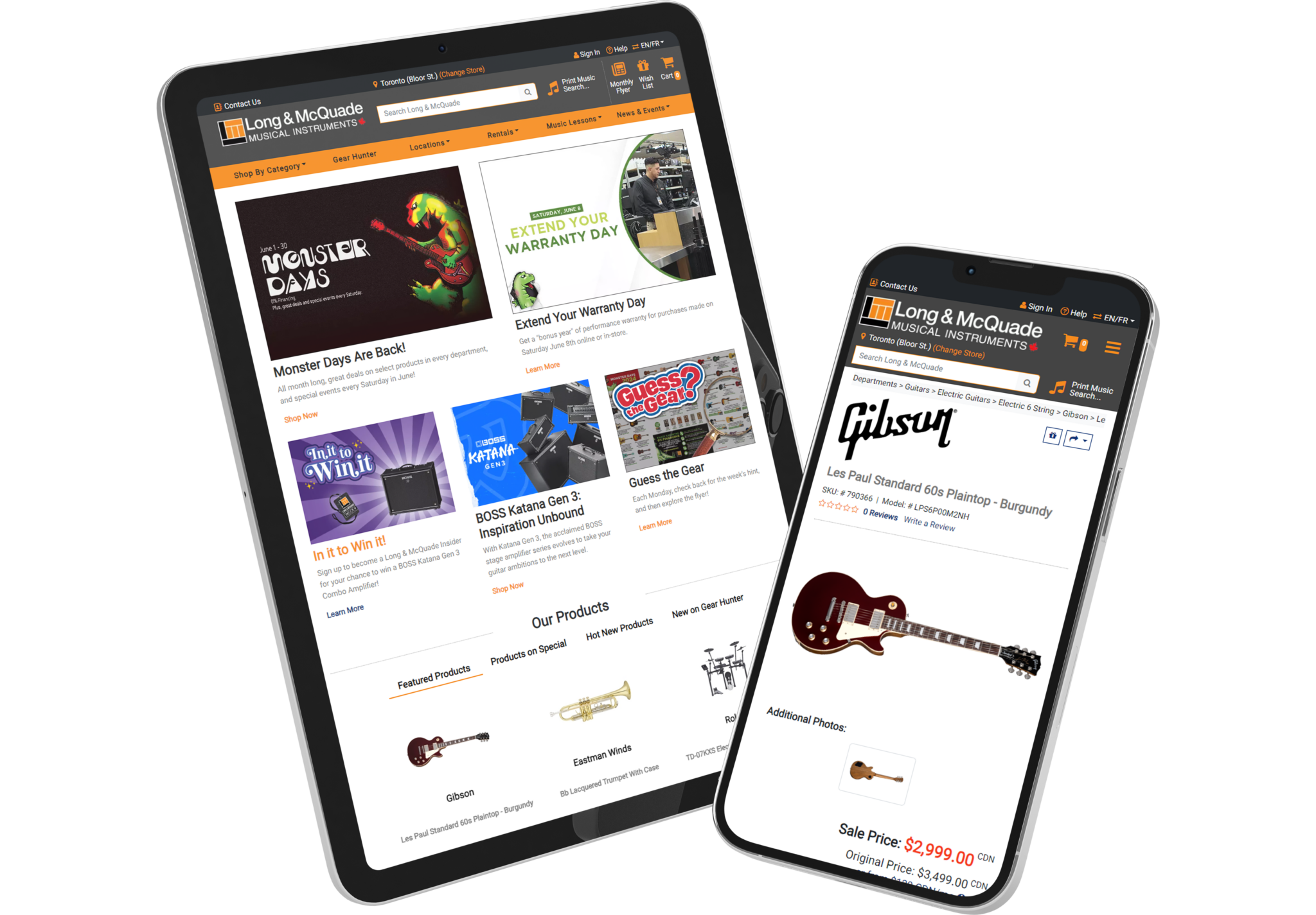 Long & McQuade Distribution Software Client